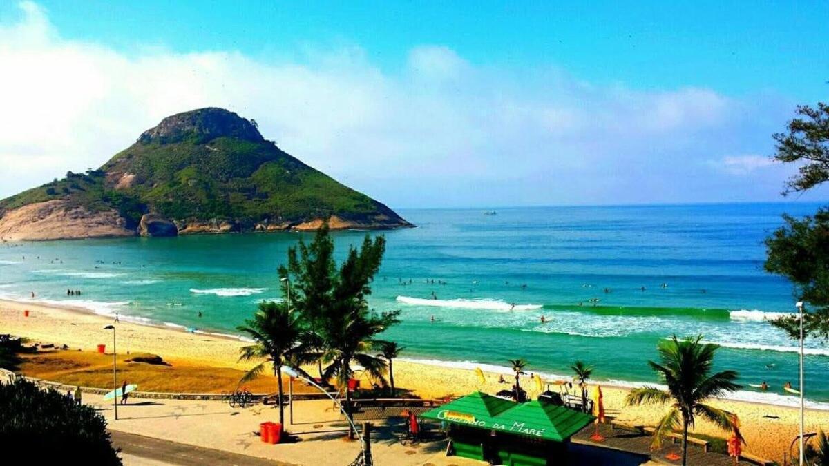 Apart Hotel A Beira Mar Na Praia Do Recreio Рио-де-Жанейро Экстерьер фото